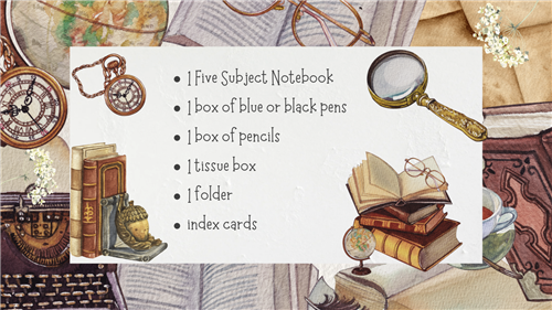 supplies